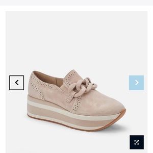 Dolce Vita Jhenee Suede Chain Detail Platform Loafers